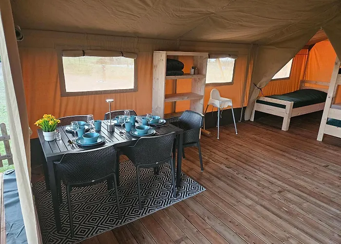 Campo de lujo Happyfarm Safaritent